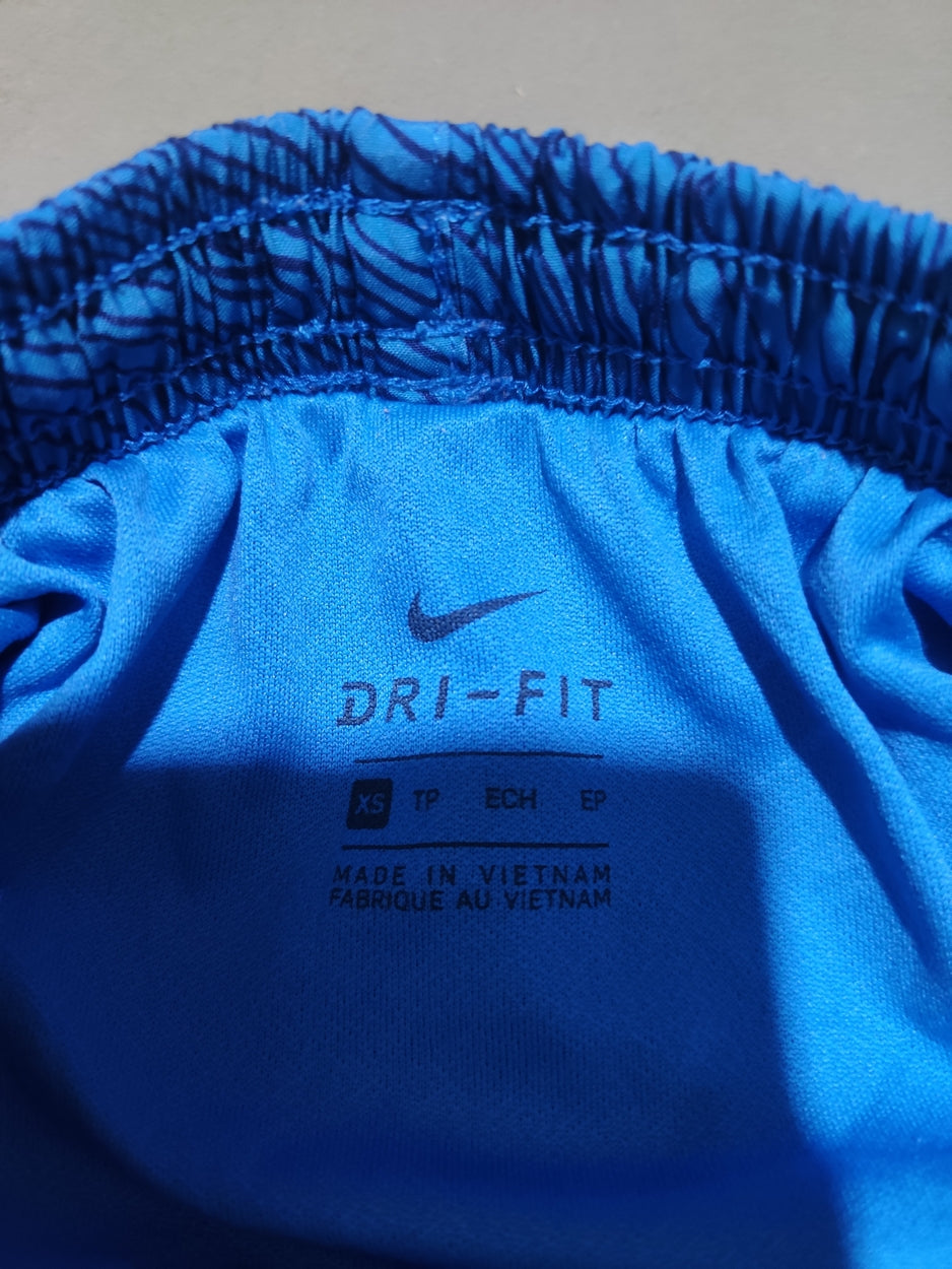 Nike Dri Fit Women Blue Sport Short