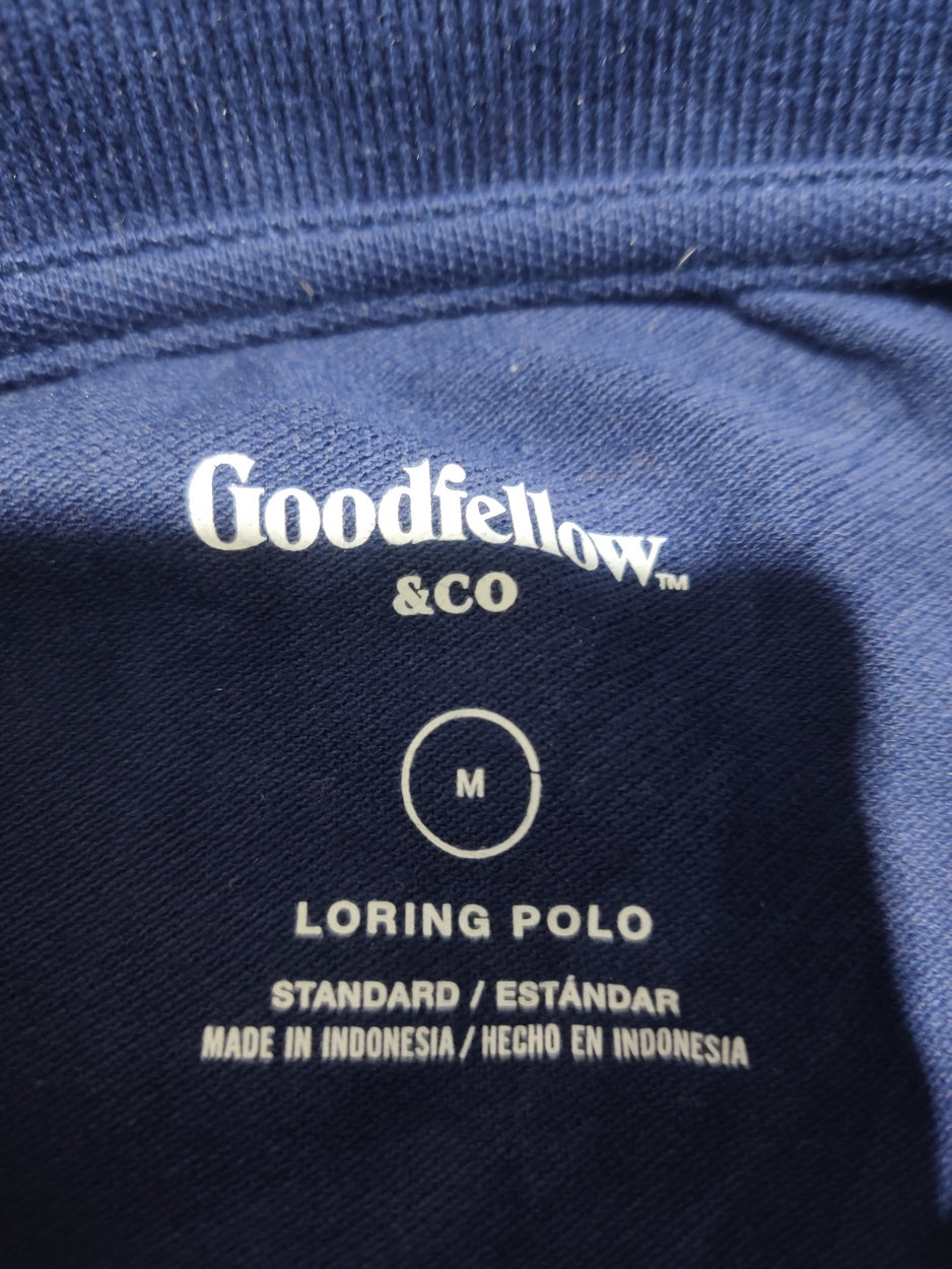 Goodfellow Men Sport Blue Polo T Shirt