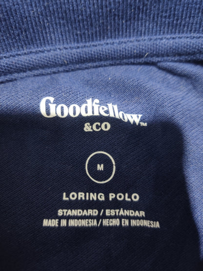 Goodfellow Men Sport Blue Polo T Shirt