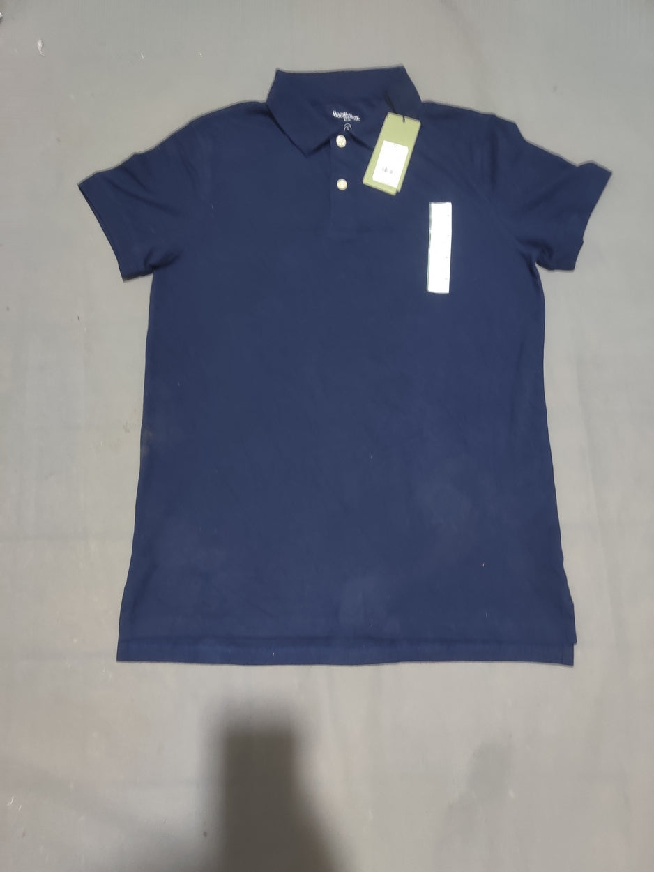 Goodfellow Men Sport Blue Polo T Shirt