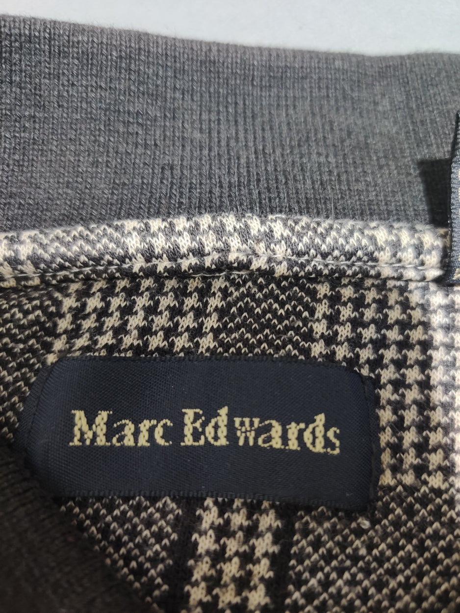 Marc Edwards Men Sport Brown Polo T Shirt