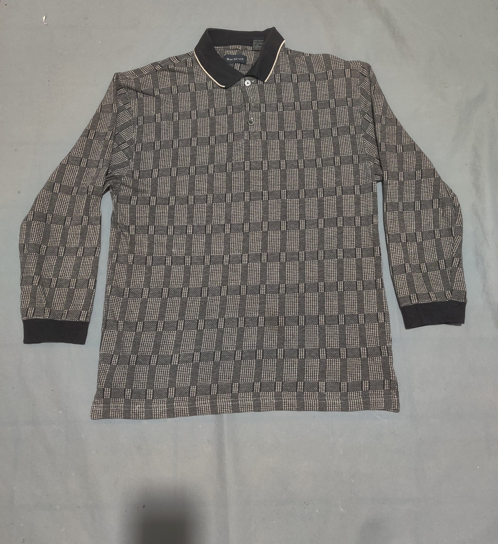 Marc Edwards Men Sport Brown Polo T Shirt
