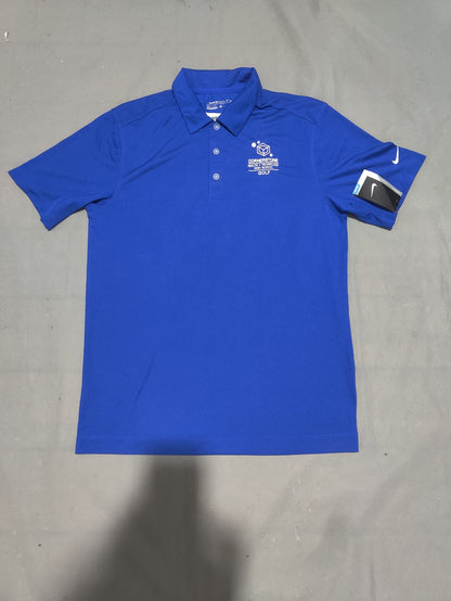 Nike Golf Men Sport Blue Polo T Shirt
