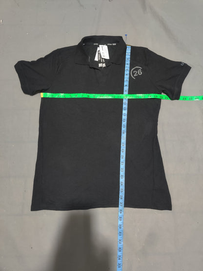 Uvex Men Sport Black Polo T Shirt – Preloved Labels (view 2)