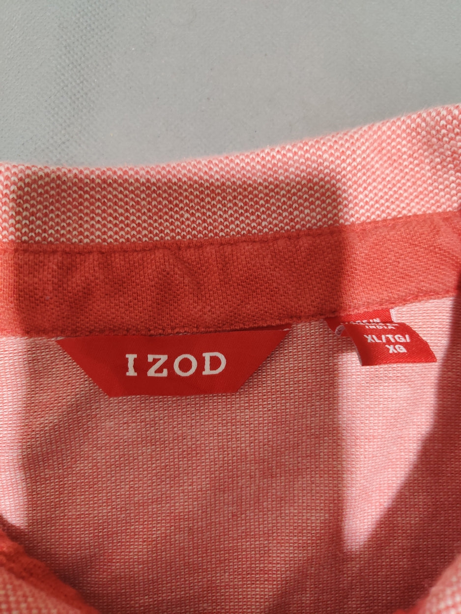 Izod Men Sport Orange Polo T Shirt