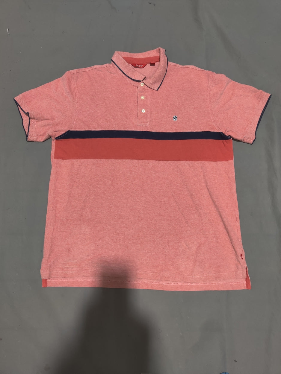 Izod Men Sport Orange Polo T Shirt