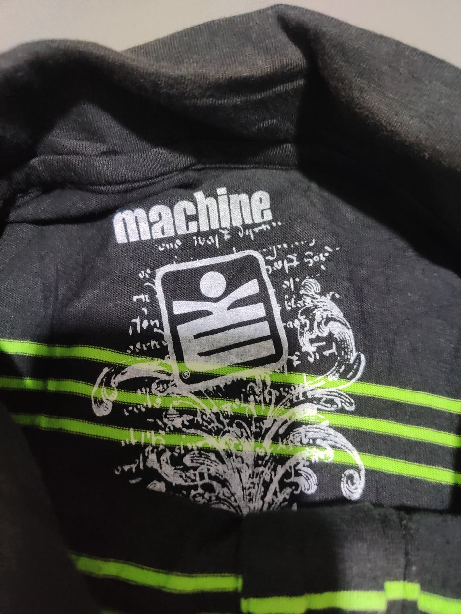 Machine  Men Sport Black Polo T Shirt