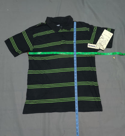 Machine  Men Sport Black Polo T Shirt