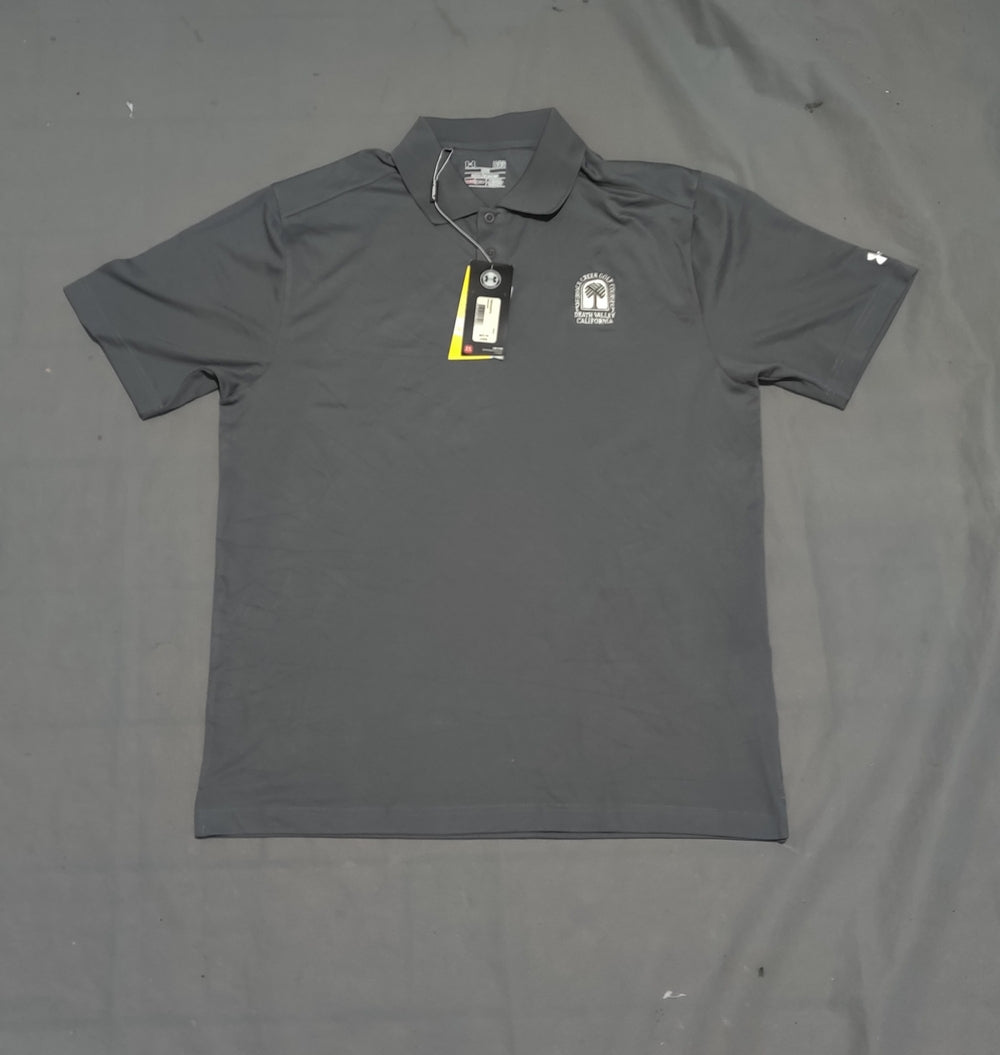 Under Armour Men Sport Gray Polo T Shirt