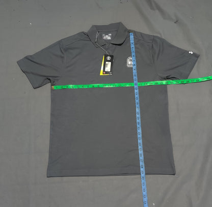 Under Armour Men Sport Gray Polo T Shirt