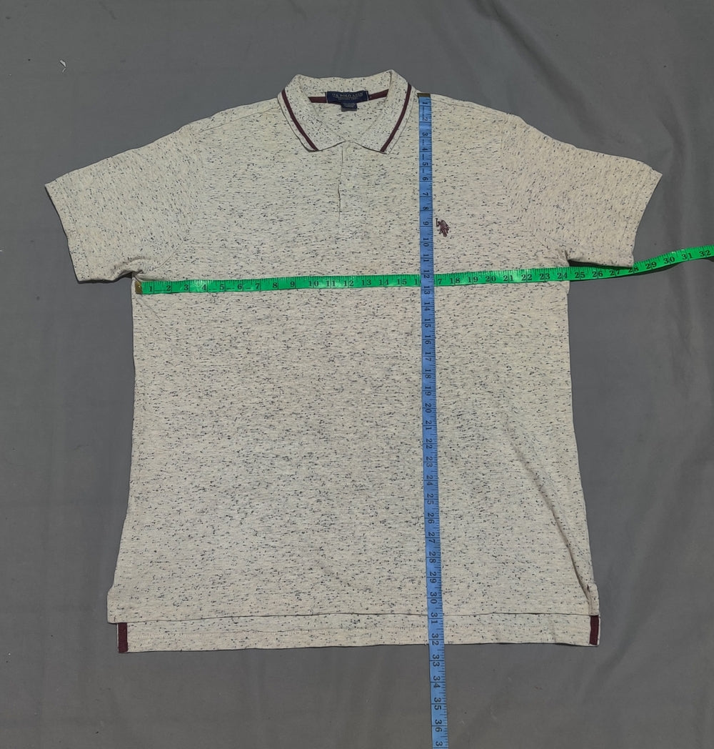 Polo U.S. Assn Men Sport Cream  Polo T Shirt – Preloved Labels (view 4)