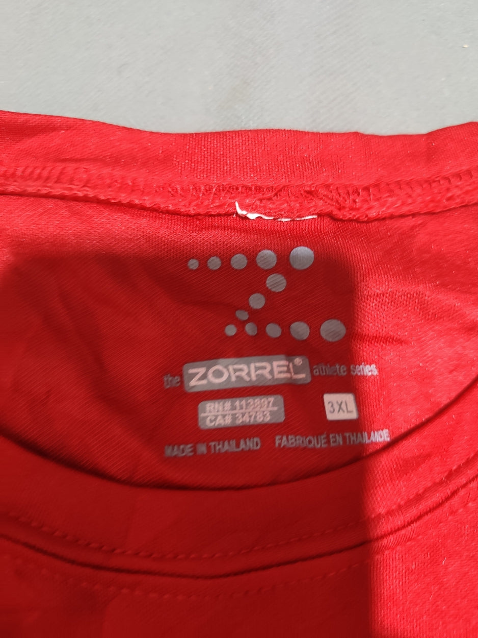 Zorel Men Sport Red T Shirt