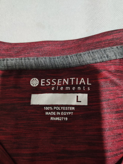 Essential Men Sport Maroon Vest T Shirt