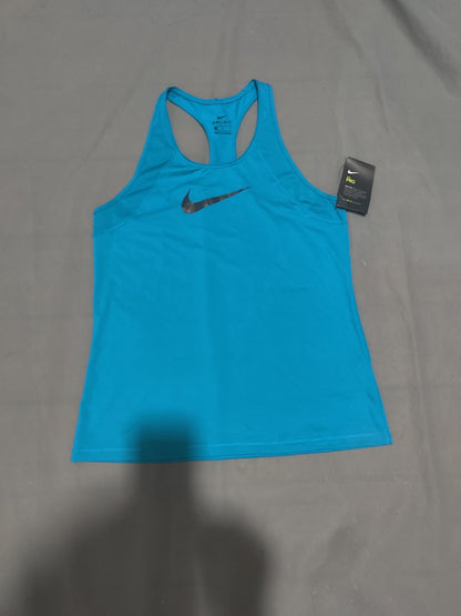Nike Women Sport Blue Vest T Shirt
