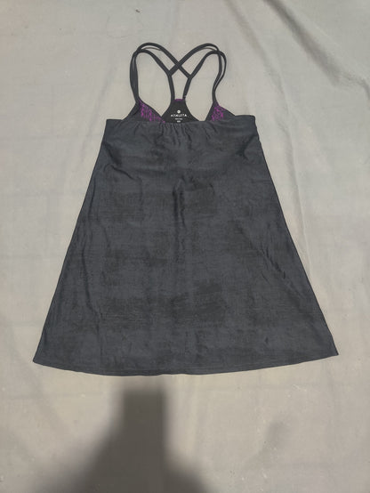 Athleta Women Gray Sport Top Bra