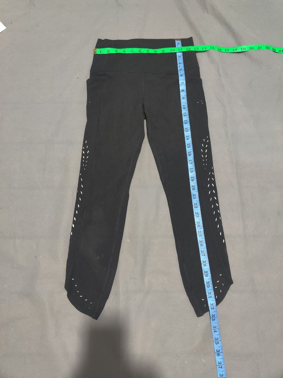 Athleta Women Black Sport Tights