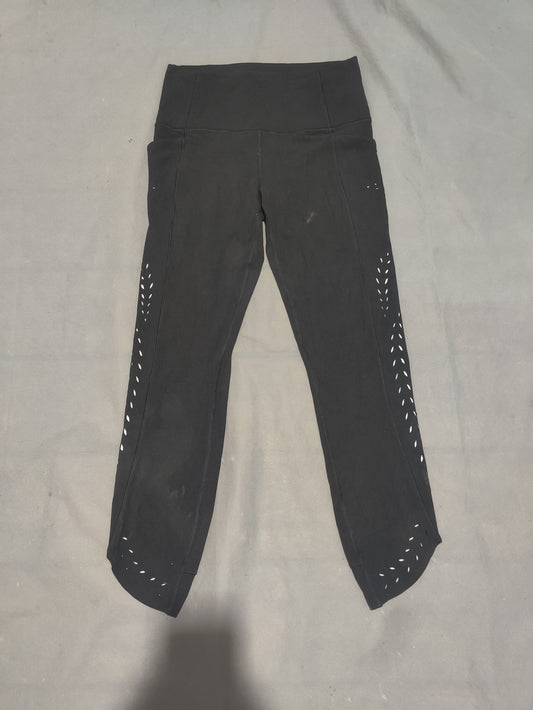 Athleta Women Black Sport Tights