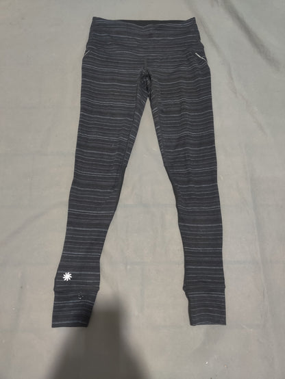 Athleta Women Black Sport Tights