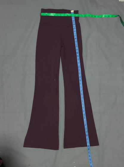Athleta Women Maroon Sport Tights