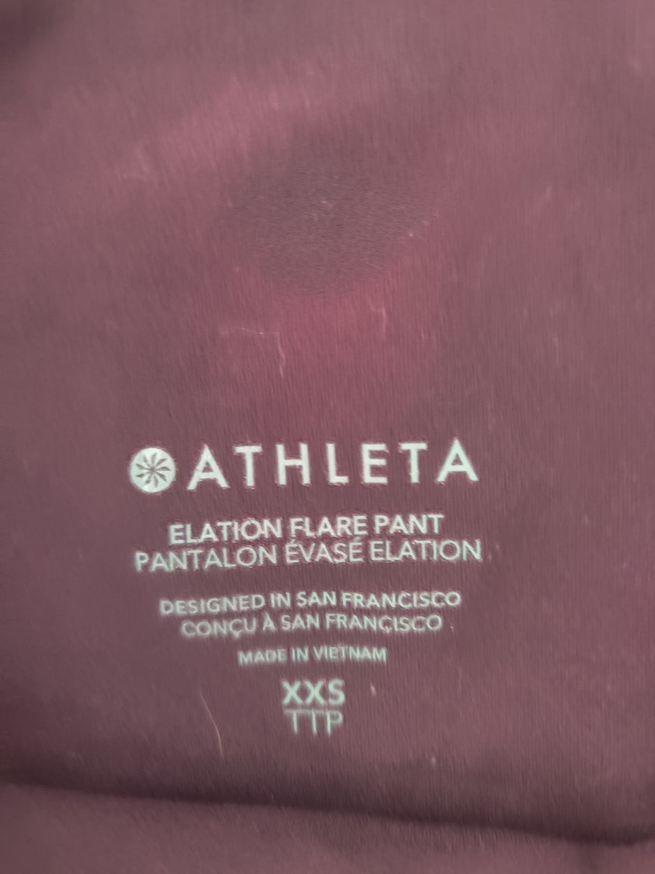 Athleta Women Maroon Sport Tights