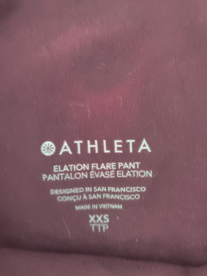Athleta Women Maroon Sport Tights