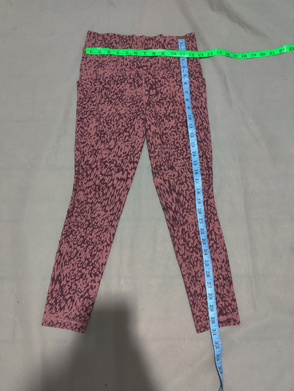 Athleta Women Maroon Sport Tights