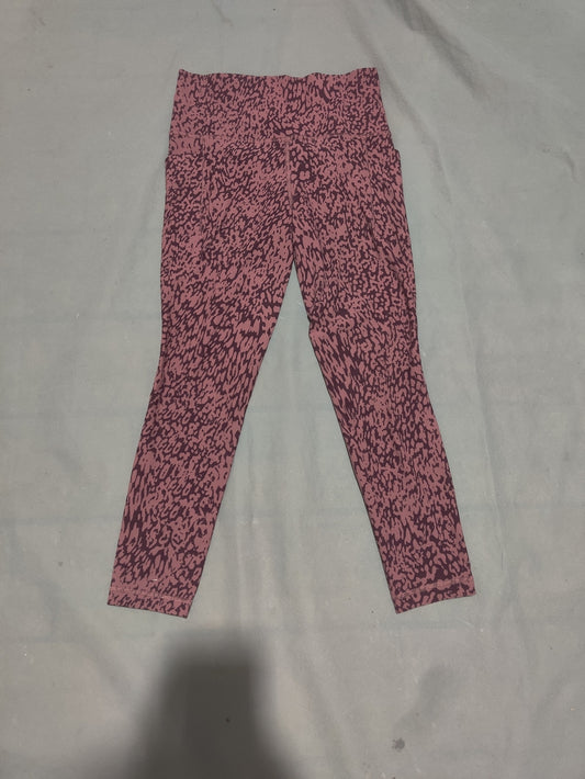 Athleta Women Maroon Sport Tights