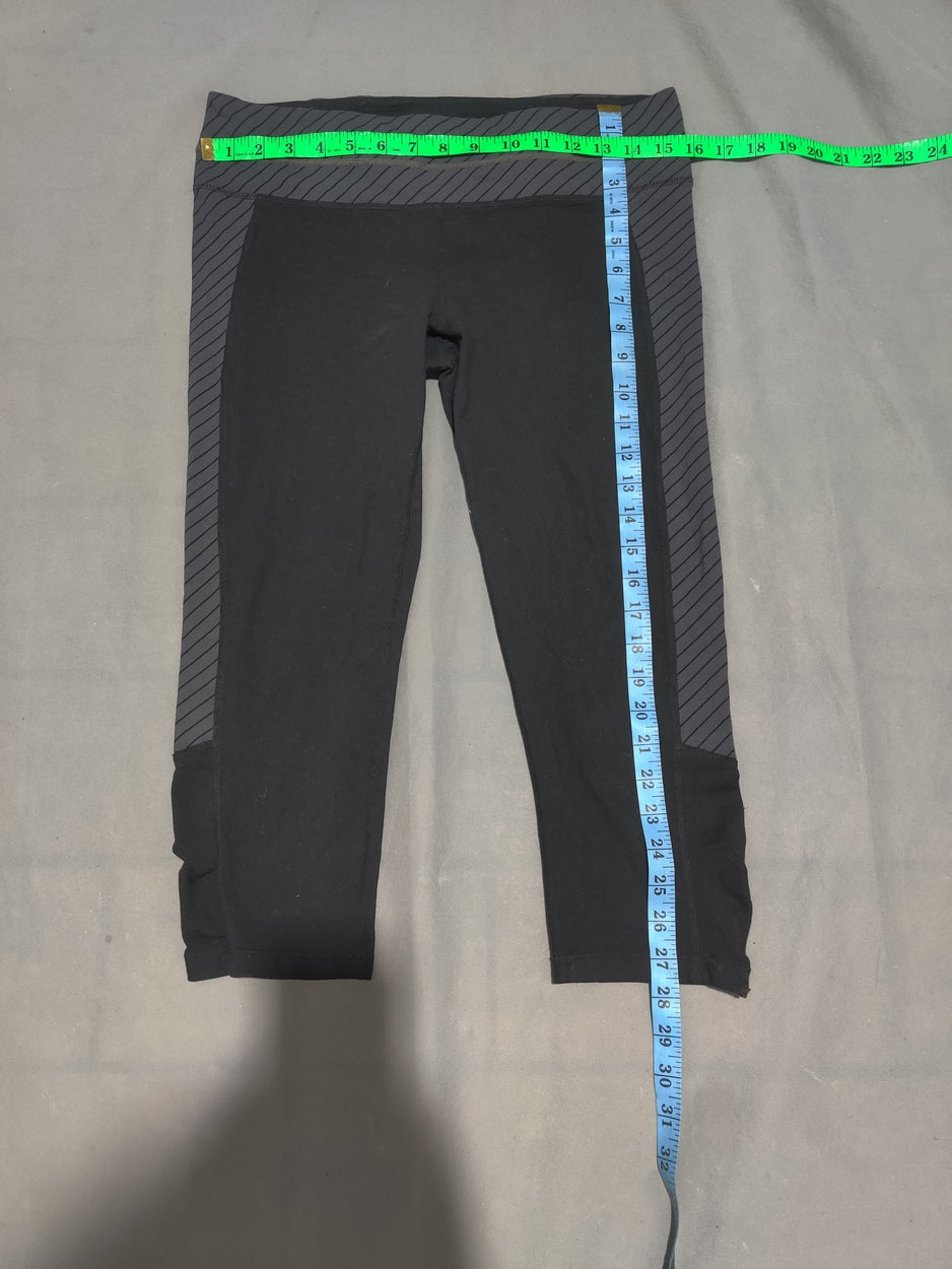 Athleta Women Black Sport Tights