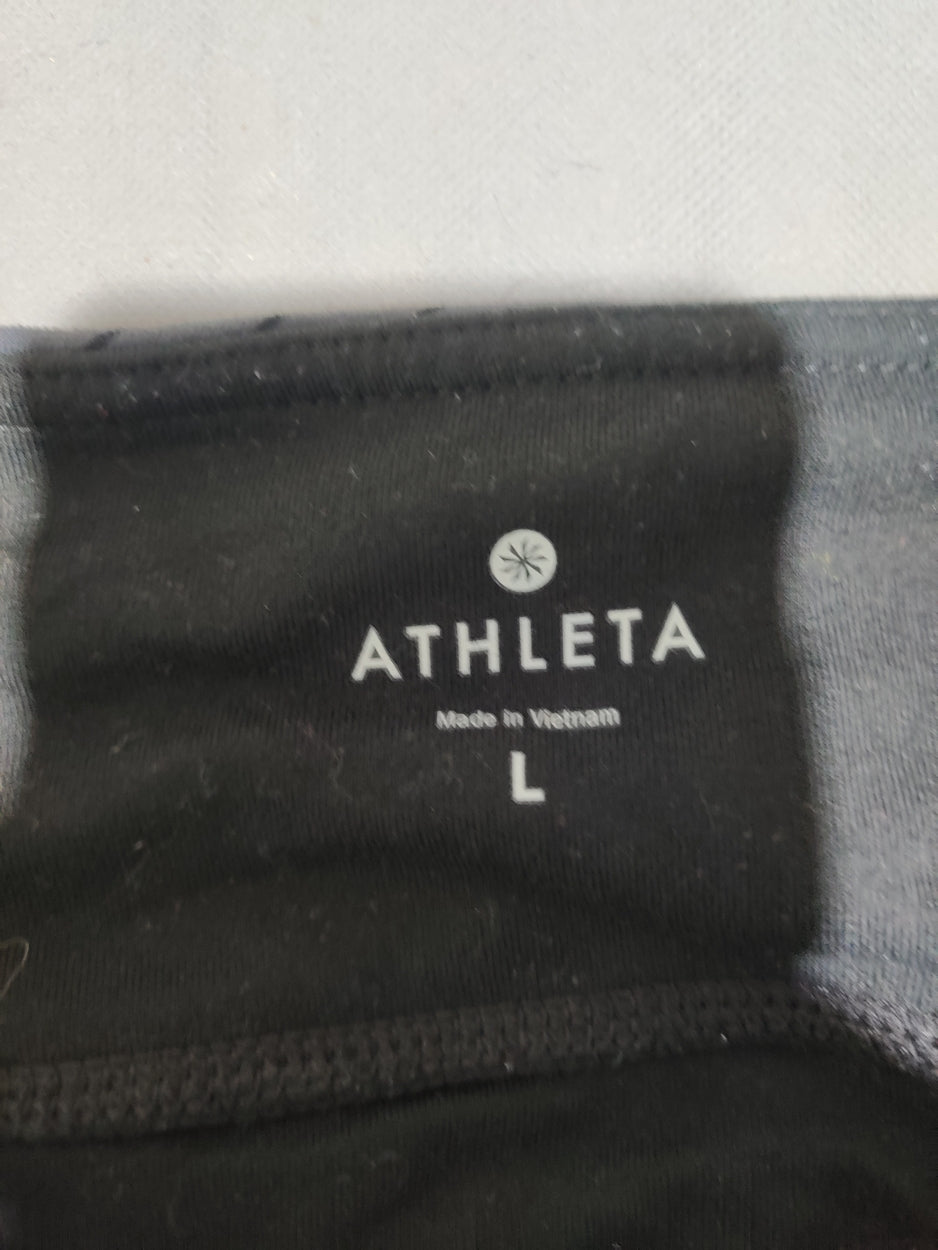 Athleta Women Black Sport Tights