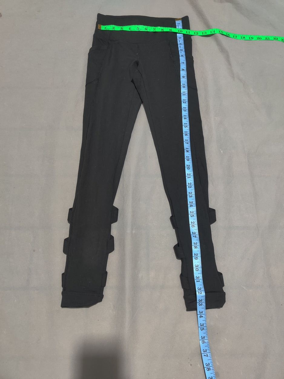 Athleta Women Black Sport Tights