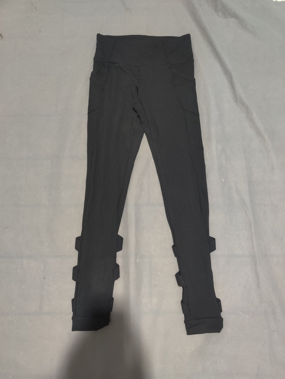 Athleta Women Black Sport Tights
