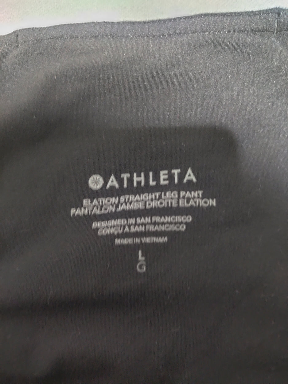 Athleta Women Black Sport Tights