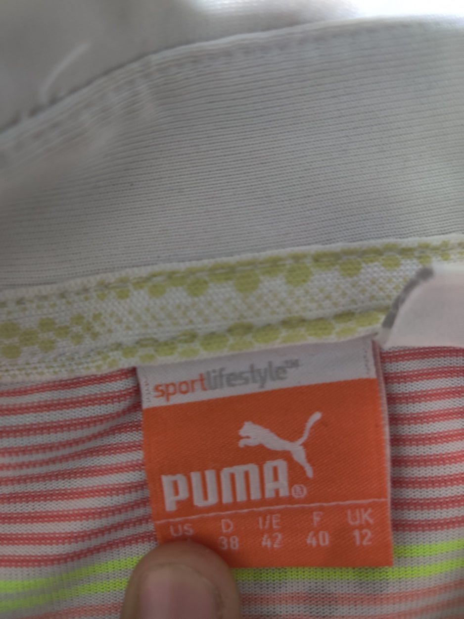 Puma Women Sport Red Polo T Shirt