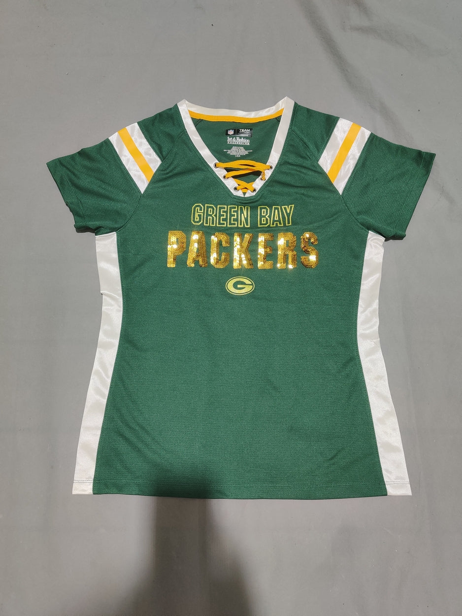 NFL Women Sport Green T Shirt