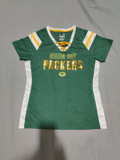 NFL Women Sport Green T Shirt