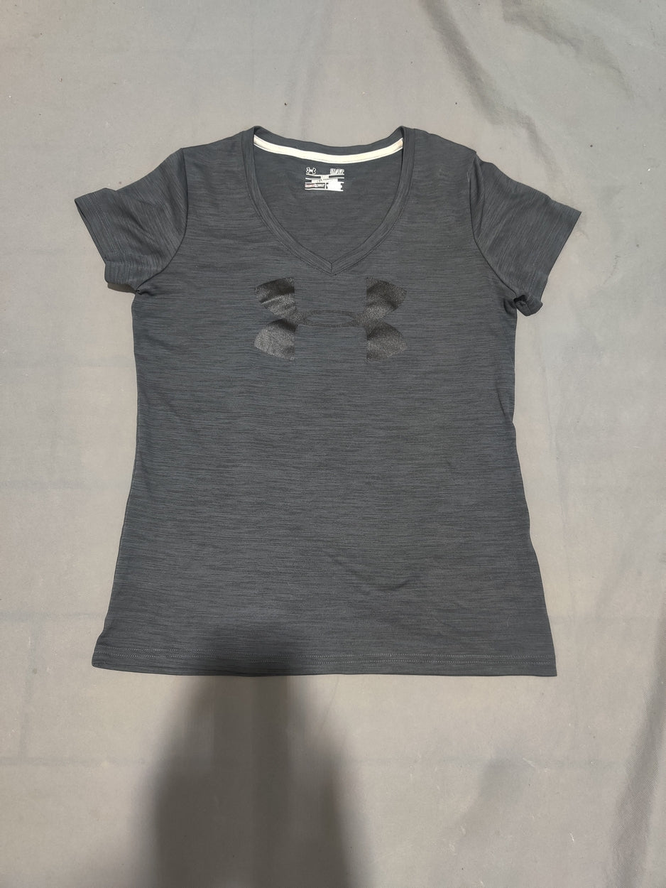 Under Armour Women Sport Gray T Shirt