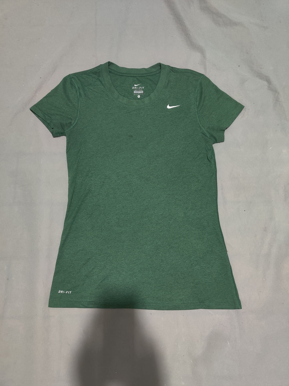 Nike Dri Fit Women Sport Green T Shirt