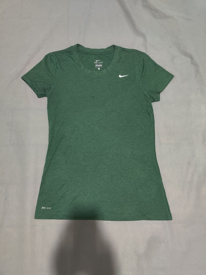 Nike Dri Fit Women Sport Green T Shirt