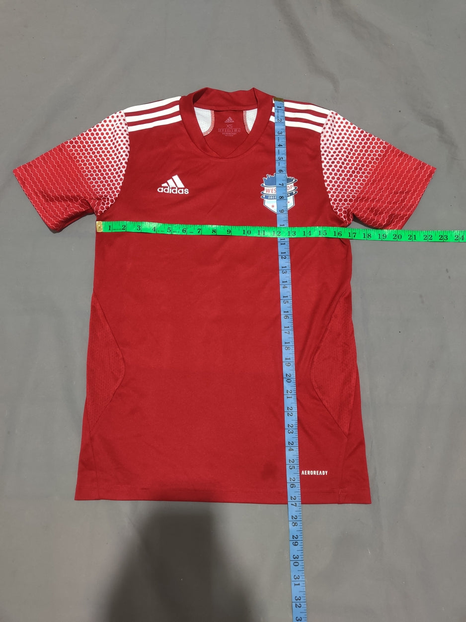 Adidas Women Sport Red T Shirt