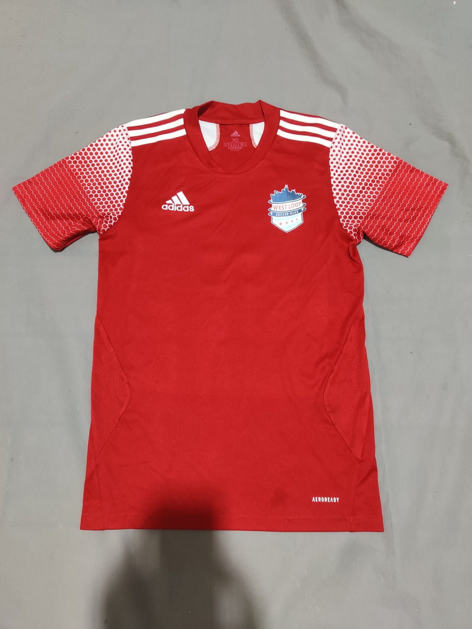 Adidas Women Sport Red T Shirt