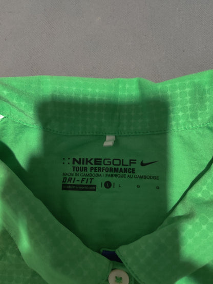 Nike Women Sport Green Polo T Shirt