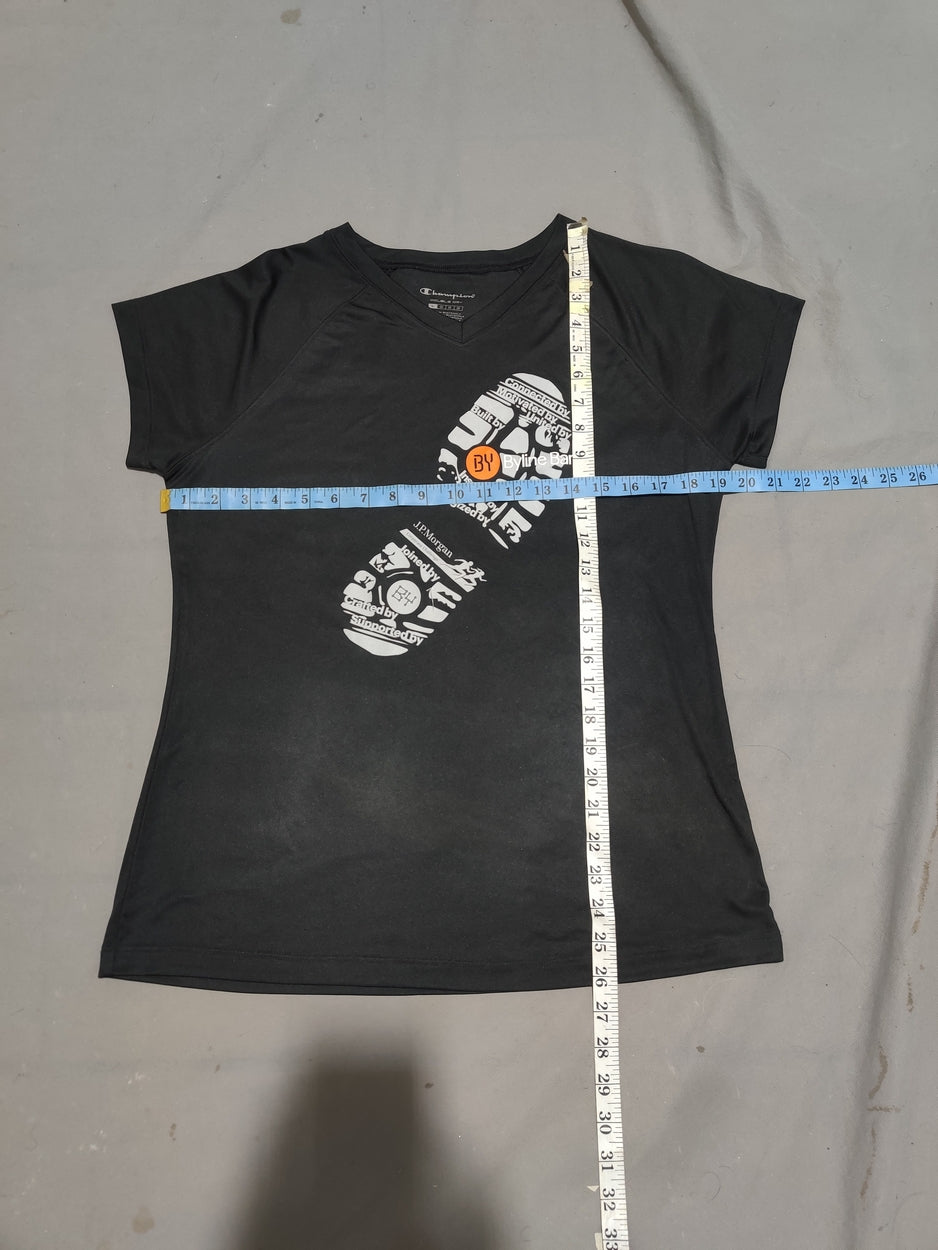 Champion Women Sport Black T Shirt