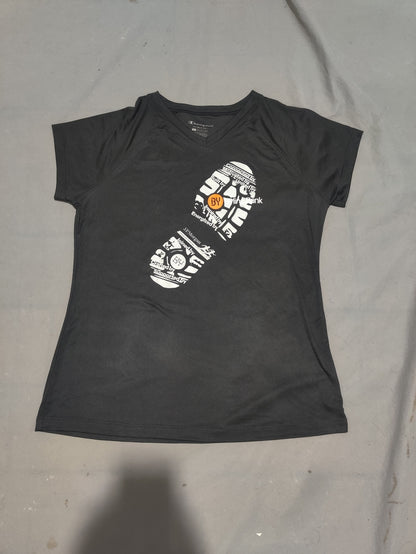 Champion Women Sport Black T Shirt