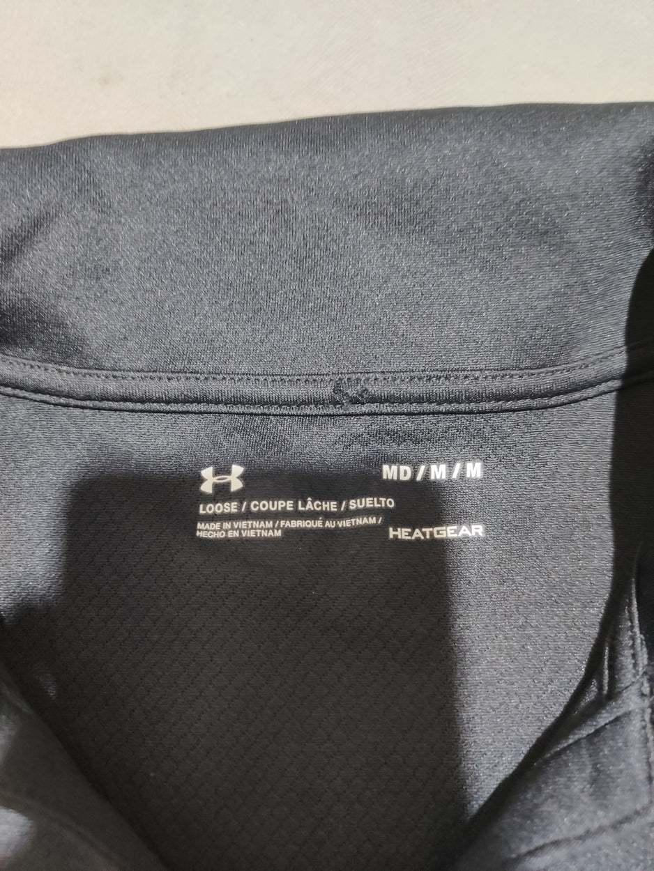 Under Armour Women Sport Black Polo T Shirt