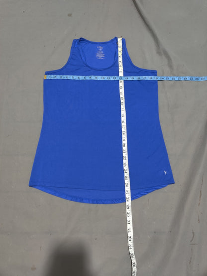 Danskin Women Sport Blue Vest T Shirt