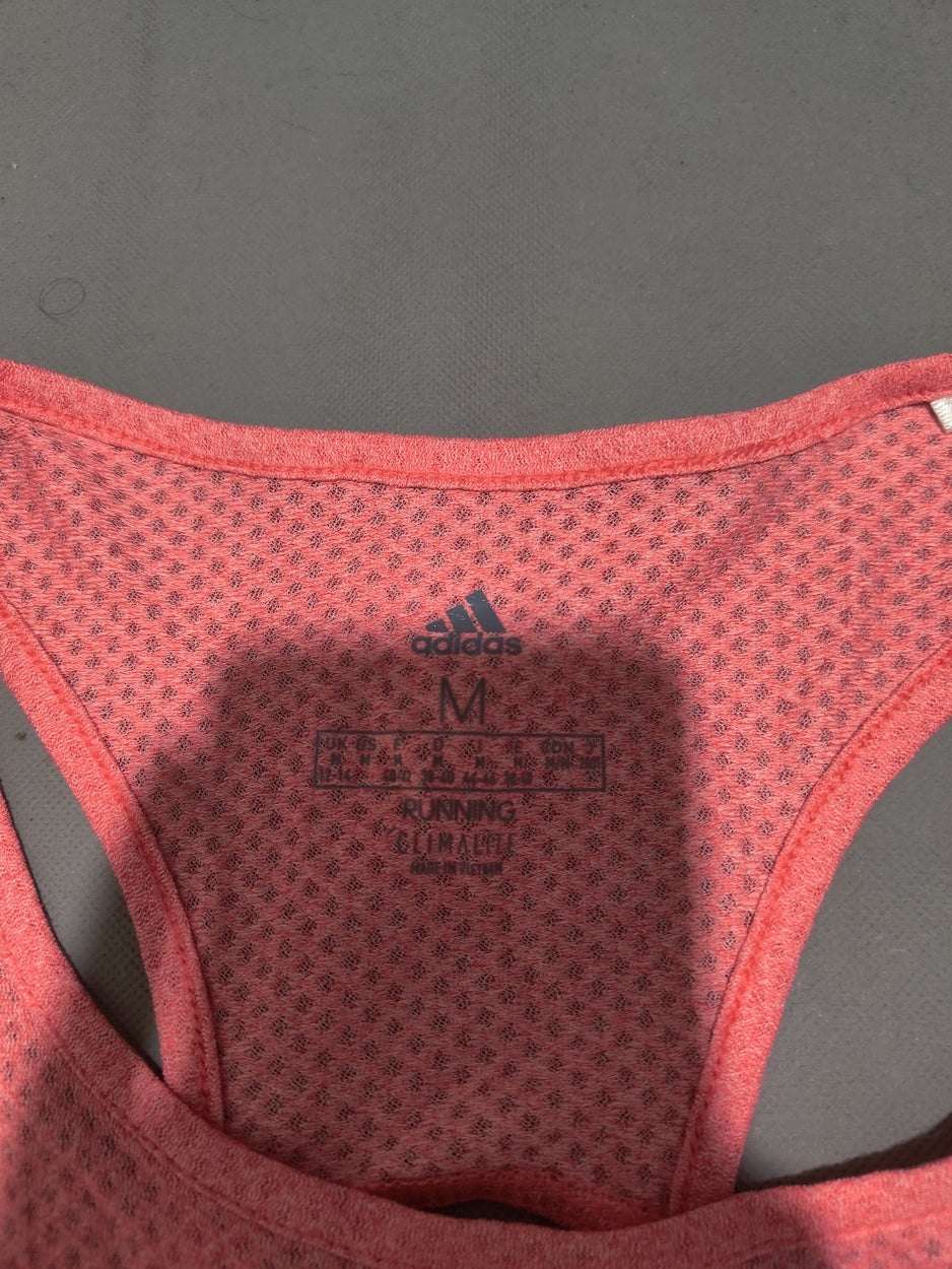 Adidas Women Sport Red Vest T Shirt