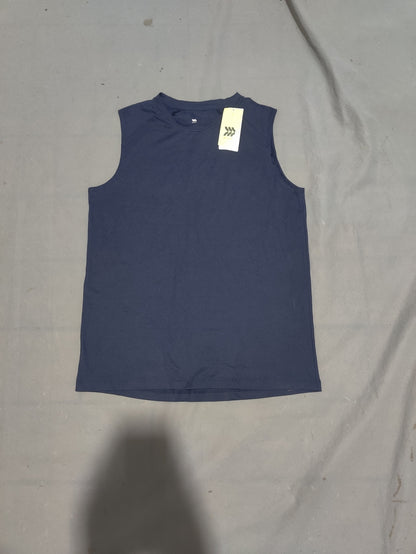 All In Motion Women Sport Blue Vest T Shirt