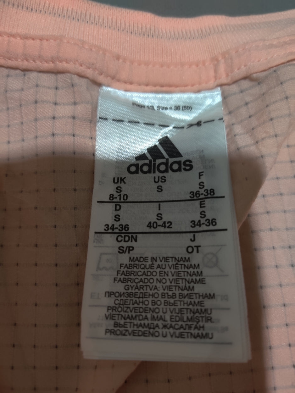 Adidas Women Sport Cream Vest T Shirt