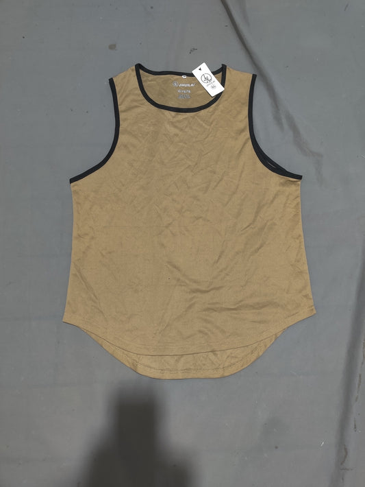 Jihuilai Women Sport Cream Vest T Shirt