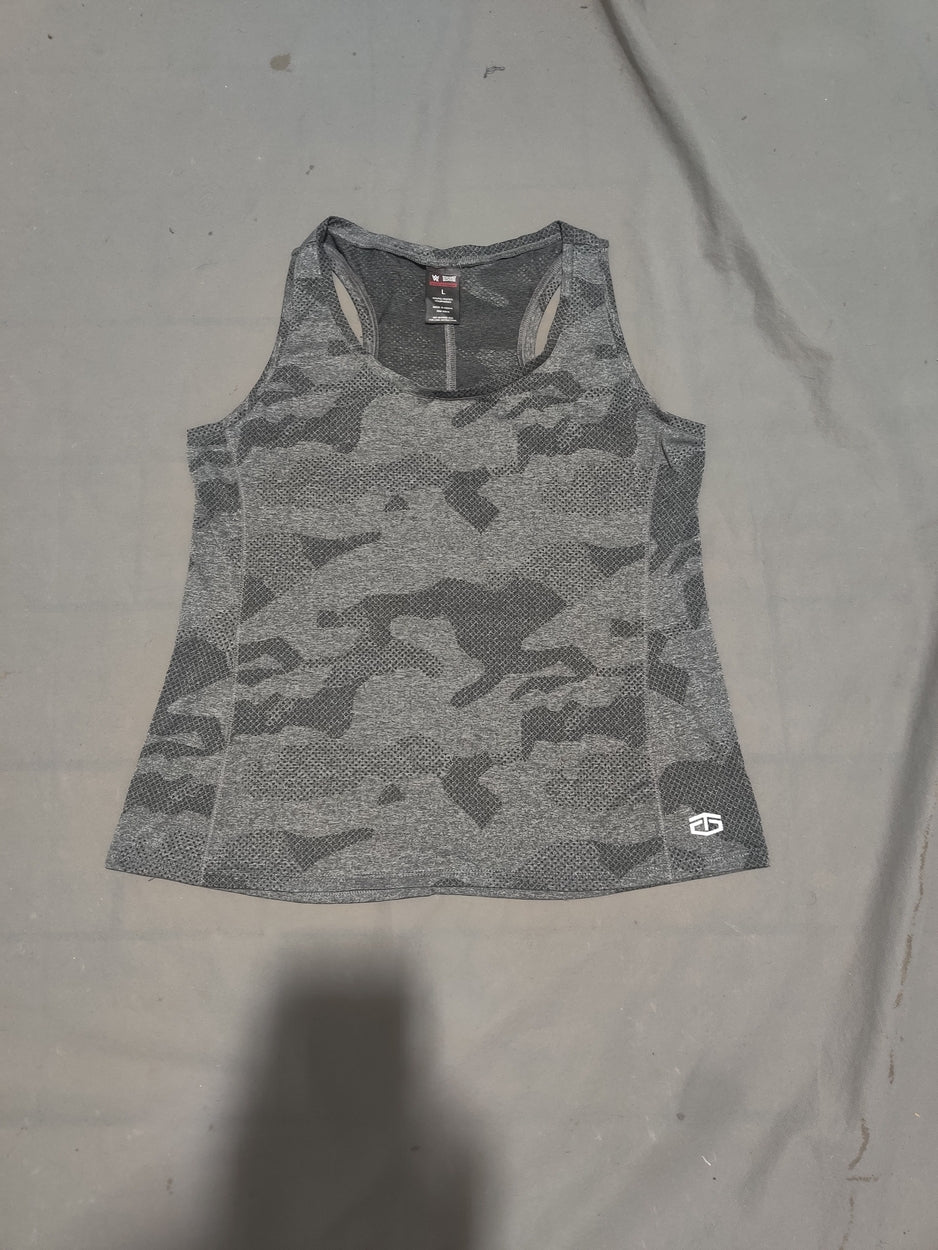 Tapout Women Sport Gray Vest T Shirt